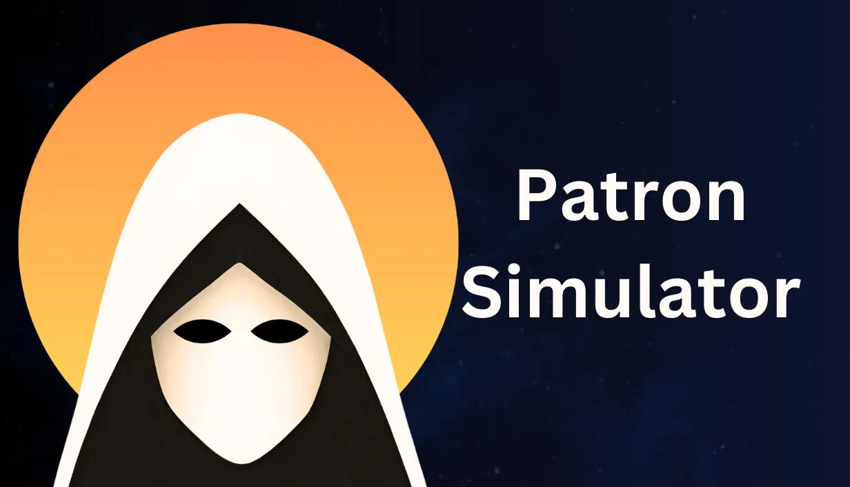 Patron Simulator hero image.